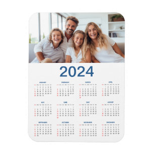 Magnet Flexible 20 Collage Photo 2024 Année En Coup D'Oeil Calendr