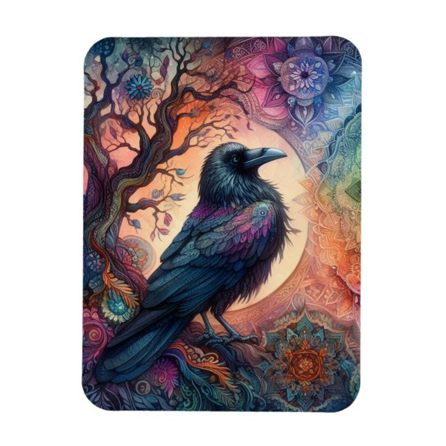 Magnet Flexible 252 Pièces Crow Arbre de vie Mandala Pagan (Vertical)