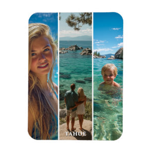 Magnet Flexible 3 Bandes Verticales Longues Photo Boho