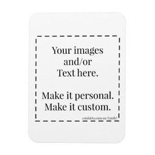 Magnet Flexible 3 x 4 pouces Prêt à customiser l'aimant