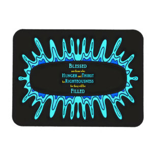 Magnet Flexible 4ème béatitude - droiture