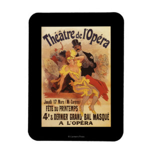Magnet Flexible 4ème Boule masquée au théâtre de l'Opera