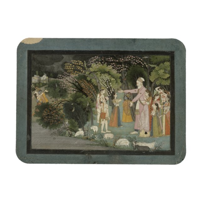 Magnet Flexible 51.207/28 Nanda demandant à Radha d'escorter Krish (Horizontal)