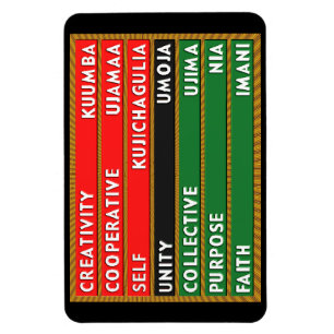 Magnet Flexible 7 Principes de Kwanzaa