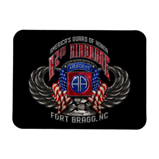 Magnet Flexible 82e fort aéroporté Bragg (Horizontal)