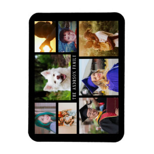 Magnet Flexible 8 Modèle photo Collage d'aimants photo flexibles