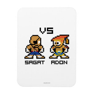 Magnet Flexible 8bit Sagat CONTRE Adon