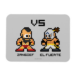 Magnet Flexible 8bit Zangief CONTRE l'EL Fuerte