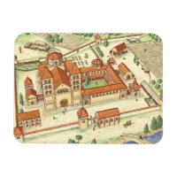 Abbaye romane. Modèle