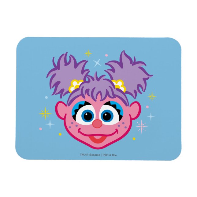 Magnet Flexible Abby Smiling Face (Horizontal)