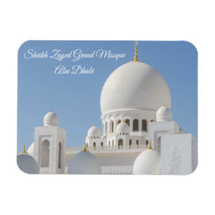 Magnet Flexible Abou Dhabi  Grande mosquée Sheikh Zayed