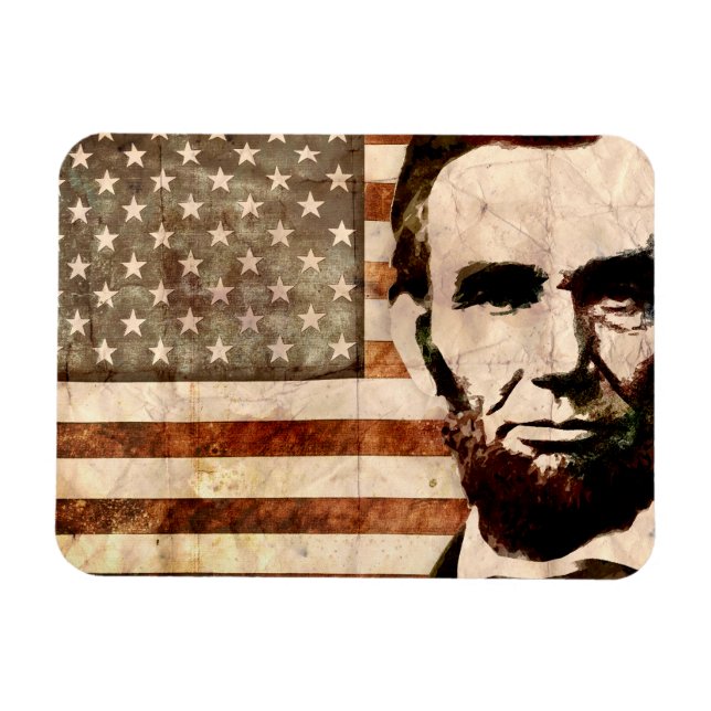 Magnet Flexible Abraham Lincoln (Horizontal)