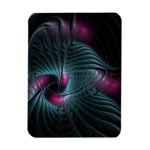 Magnet Flexible Abstrait Imaginaire coloré fractal