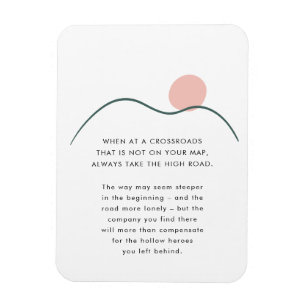 Magnet Flexible Abstrait Mountain Sun Prenez le devis High Road