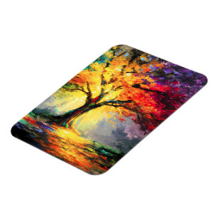 Magnet Flexible Abstraite nature spirituelle Arbre de vie