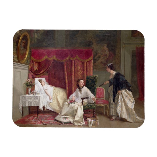 Magnet Flexible Accueil du Visiteur, 1867 (huile sur toile) (Horizontal)