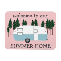 ACCUEIL ÉTÉ Camper Trailer RVing Whimsical