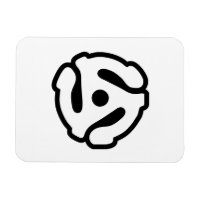 Adaptateur vinyle de 7 pouces 45 tr/min insérez l'