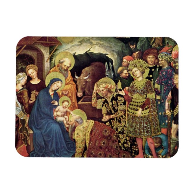 Magnet Flexible Adoration de la Magi (Horizontal)