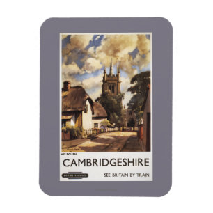 Magnet Flexible Affiche britannique de chemins de fer de vue