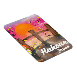 Magnet Flexible Affiche de fleurs de Hakone japon.