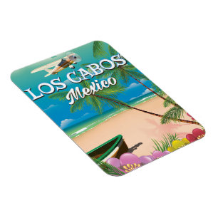 Magnet Flexible Affiche de la plage de Los Cabos au Mexique