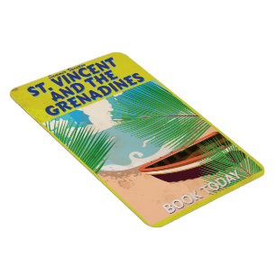 Magnet Flexible Affiche de voyage à Saint-Vincent-et-les-Grenadine