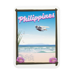 Magnet Flexible Affiche de voyage aux Philippines