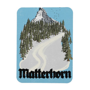 Magnet Flexible Affiche de voyage Matterhorn Suisse