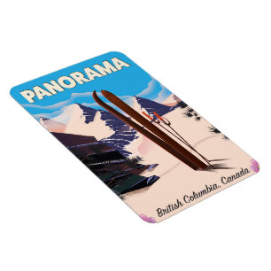 Magnet Flexible Affiche de voyage Panorama Canada