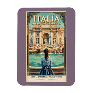 Magnet Flexible Affiche de voyage/Rome
