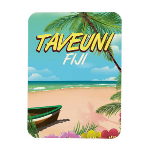 Magnet Flexible Affiche de voyage Taveuni Fidji