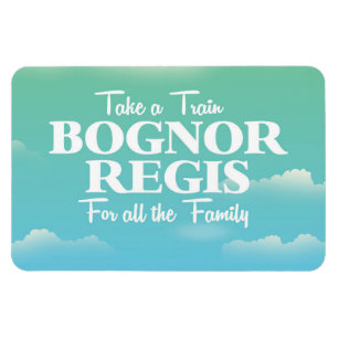Magnet Flexible Affiche de voyage vintage de Bognor Regis