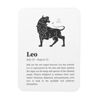 Magnet Flexible Affiche du panneau Leo Zodiac
