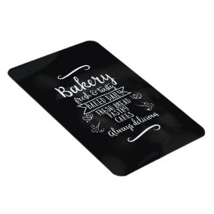 Magnet Flexible affiche en tableau de bord de la boulangerie de st