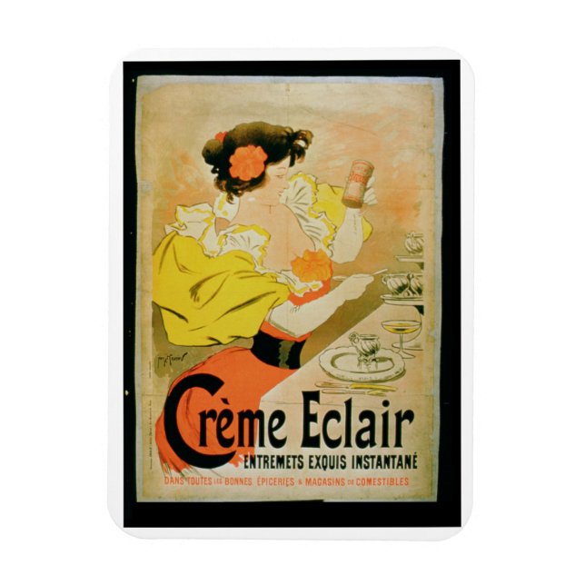Magnet Flexible Affiche publicitaire 'Creme Eclair Instant Dessert (Vertical)