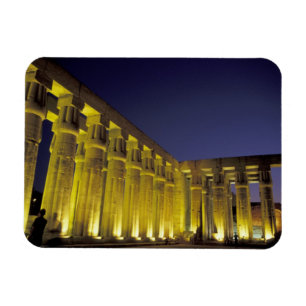 Magnet Flexible Afrique, Egypte, Louxor. Cour solaire d'Amenhotep