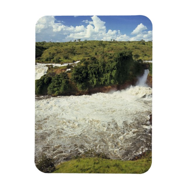 Magnet Flexible Afrique, Ouganda, Murchison Falls NP. La mousse (Vertical)