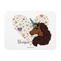 Afro Unicorn | Design cardiaque unique