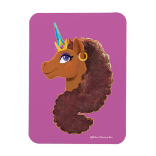 Magnet Flexible Afro Unicorn Unique