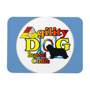Magnet Flexible agilité de collie barbu