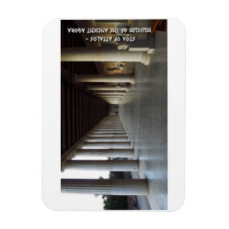 Magnet Flexible Agora antique d'Athènes, Grèce. Stoa d'Attalos