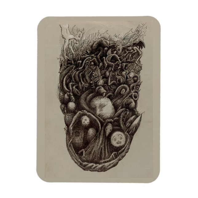 Magnet Flexible Agression psychologique (Vertical)