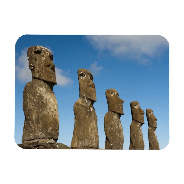 Magnet Flexible Ahu Akivi, Rapa Nui, Île de Pâques, Chili 2 (Horizontal)