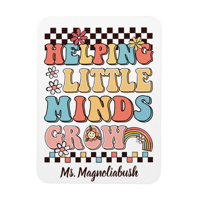 Magnet Flexible Aider Little Minds Croissance cadeau enseignant su (Vertical)