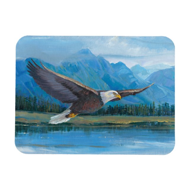 Magnet Flexible Aigle à tête blanche (Horizontal)