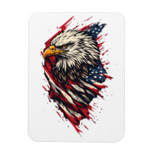 Aigle américain patriotique vintage 4 juillet