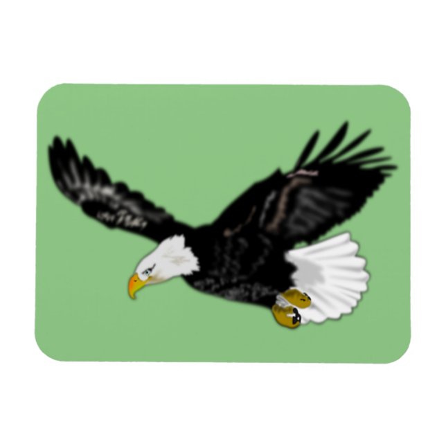 Magnet Flexible Aigle gonflable à balles vos couleurs (Horizontal)