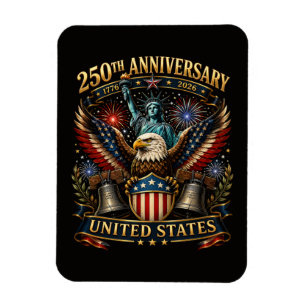 Magnet Flexible Aigle patriotique du 250e anniversaire des États-U