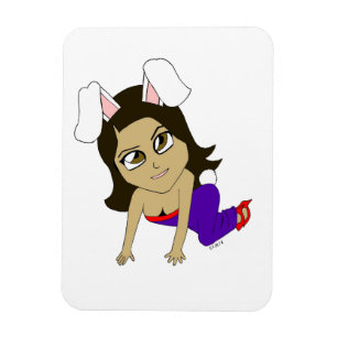 Magnet Flexible aile de chibi bunnygirl